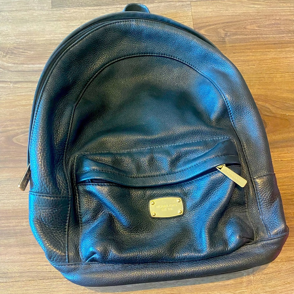 Michael Kors black backpack